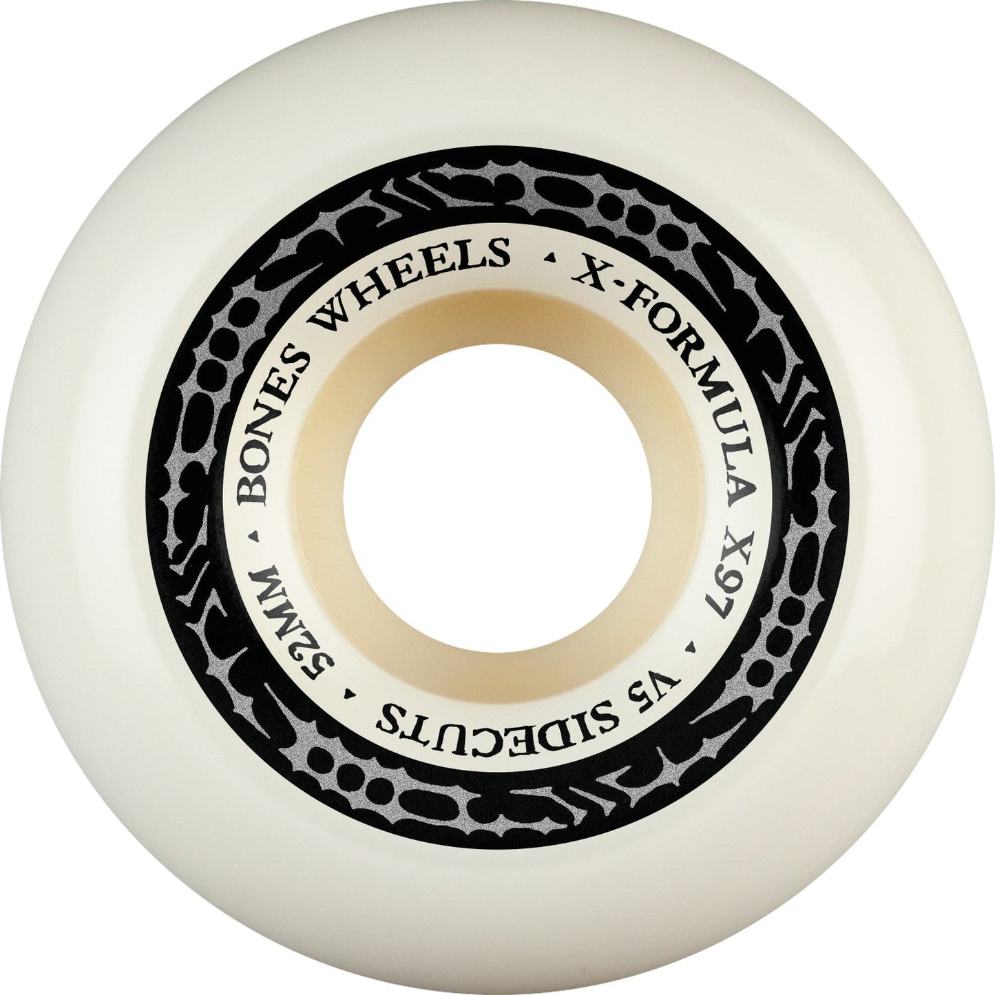 Bones X-Formula V5 Sidecuts 52mm 97a Wheels - White (Set of 4)