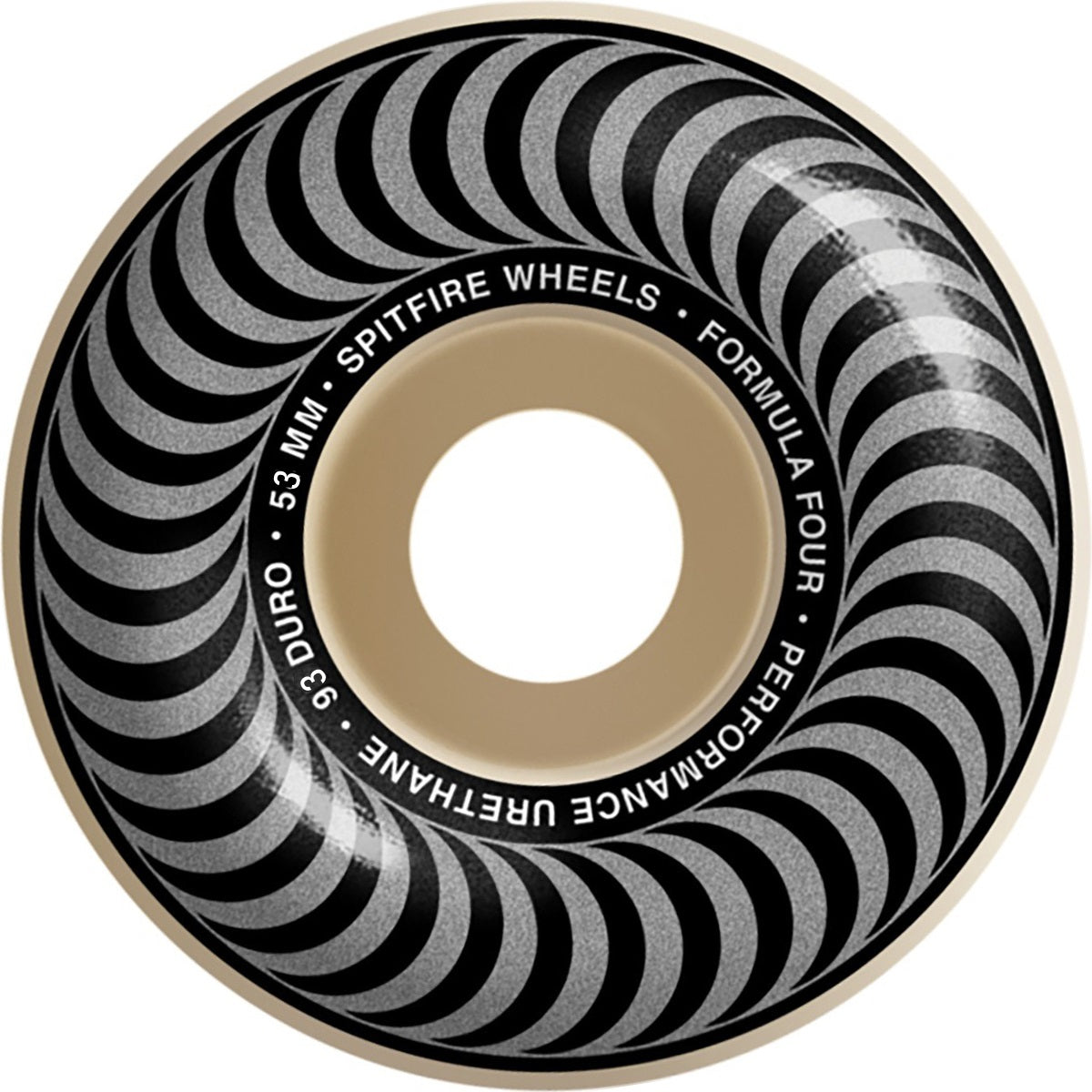 Spitfire Wheels F4 Classic 53mm 93a - Natural (Set of 4)